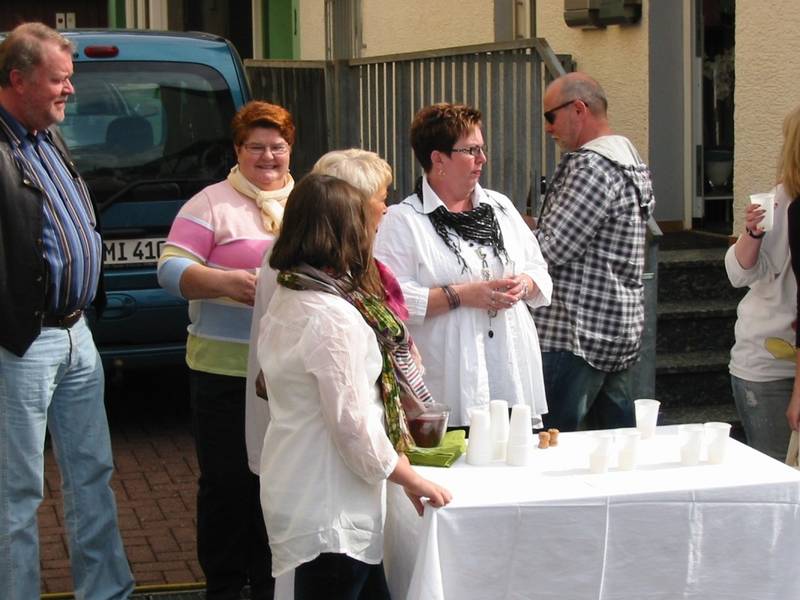 Hier schon ist fast alles weggetrunken.